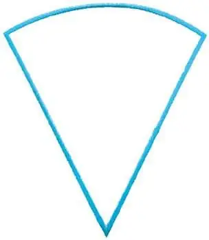 Final Sale Pie Outline Embroidery Design
