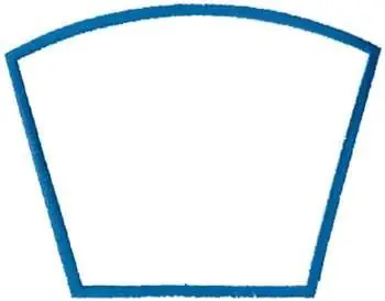 Quadrilateral Outline Embroidery Design Exclusive