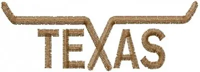 Texas Longhorn Embroidery Design New Release