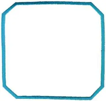 Limited Time Border Outline Embroidery Design