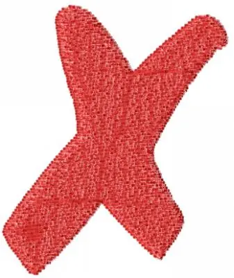 New Release Wrong Mark Embroidery Design