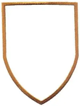 Shield Outline Embroidery Design Free Shipping