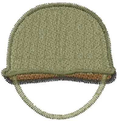 Free Delivery Military Helmet Embroidery Design