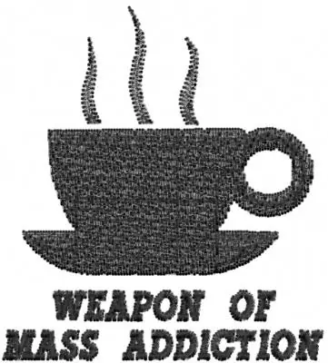 Weapon of Mass Addiction Embroidery Design Top Rated