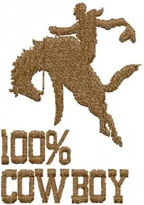 100 Cowboy Embroidery Design Affordable