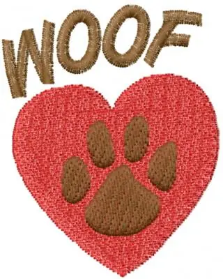 Discount Woof Embroidery Design