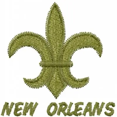 New Orleans Embroidery Design Reduced Price