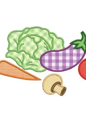 Vegetables Embroidery Design Special Offer