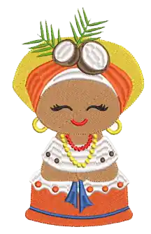 Cheap Baianinha Embroidery Design