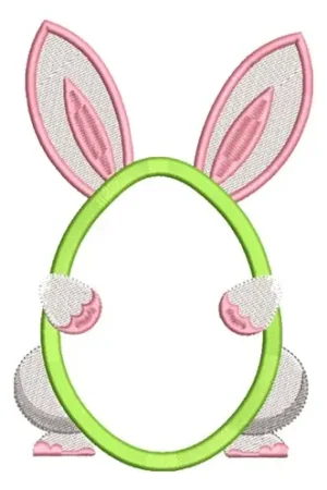 Editor’s Pick Bunny And Egg Embroidery Design