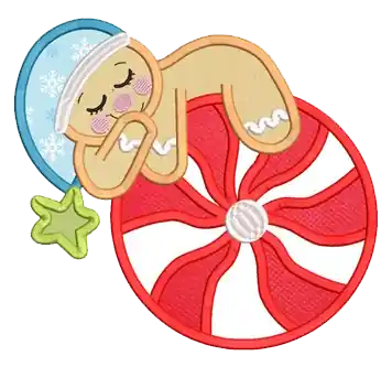 Latest Christmas Candy Embroidery Design