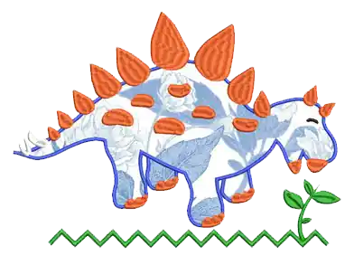 Weekend Sale Dinosaur Embroidery Design