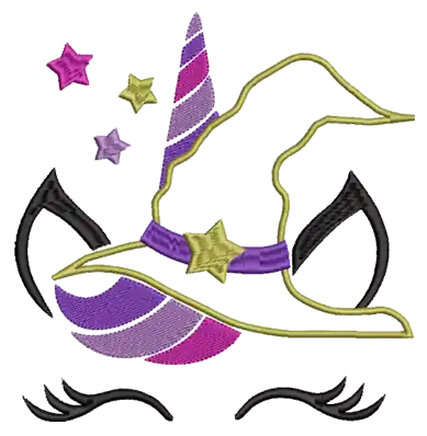 Halloween Unicorn Embroidery Design Save Now