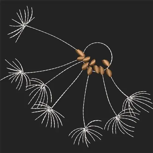 Dandelion Flower Embroidery Design Order Now