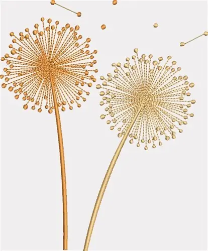 Buy Online Dandelion Puffs Embroidery Design