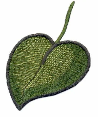 Deal 3-D Small Leaf Embroidery Design