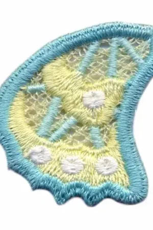 3-D Lace Butterfly Wing Embroidery Design No Minimum Order