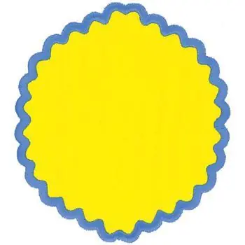 Authentic Scallop Border Applique Embroidery Design