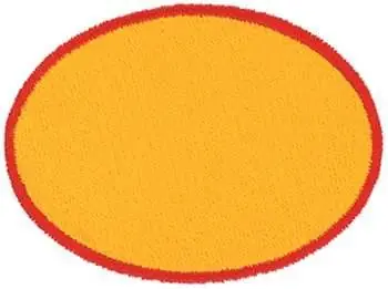 Oval Embroidery Design Price Drop