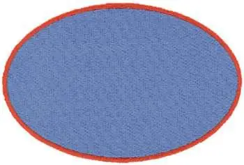 Final Sale Oval Embroidery Design