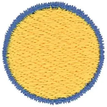 Circle Embroidery Design Fast Shipping