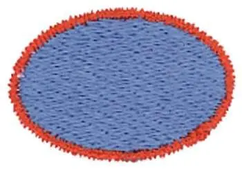 Super Sale Oval Embroidery Design