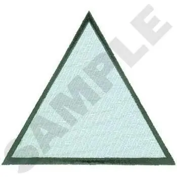 Triangle Embroidery Design Weekend Sale