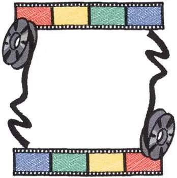 Grab Now Film Border Embroidery Design