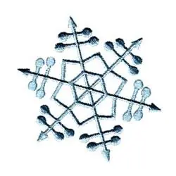 Snowflake Hexagon Embroidery Design Top Rated