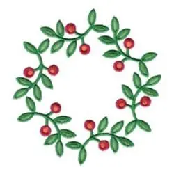 Botanical Wreath Embroidery Design Limited Offer