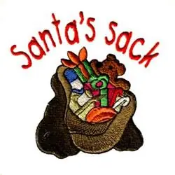 In Demand Santas sack Embroidery Design