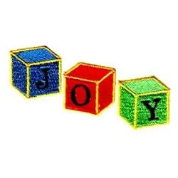 JOY Blocks Embroidery Design Bulk Order