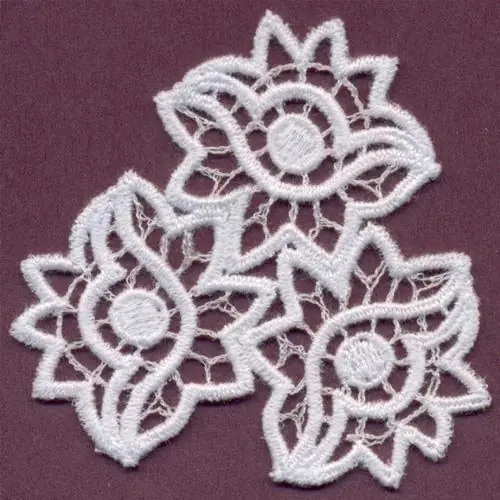 Professional Grade Floral Italian Lace Embroidery Design