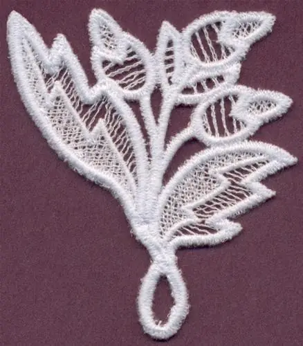 Floral Italian Lace Embroidery Design Premium