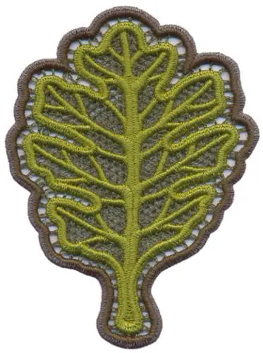 Oak Leaf Embroidery Design Holiday Sale