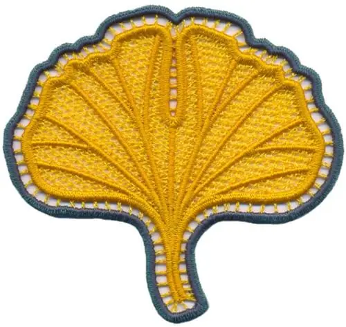 Gingko Leaf Embroidery Design One Day Deal