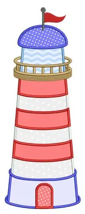 Exclusive Offer Lighthouse Applique Embroidery Design