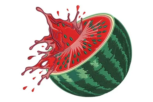 Exclusive Offer Watermelon Splash Embroidery Design