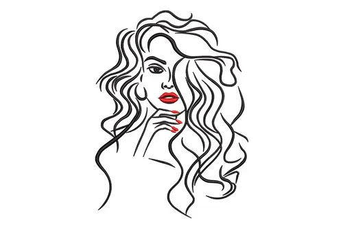 Price Drop Elegant Curls Embroidery Design