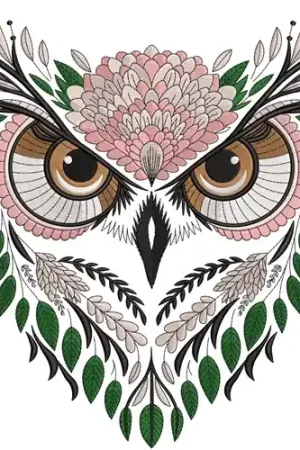 Wise Owl Embroidery Design Limited Time