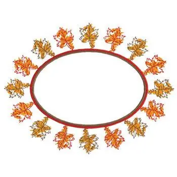 Leaf Border Embroidery Design Today Only