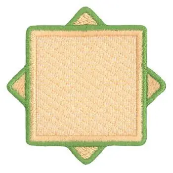 Special Discount Double Square Applique Embroidery Design