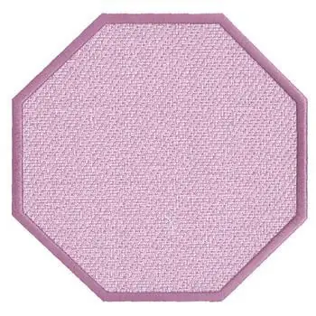 Same Day Shipping Filled Octagon Embroidery Design