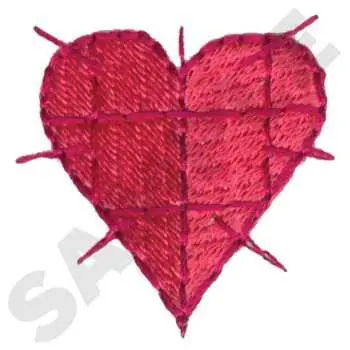 New Arrival Heart Embroidery Design