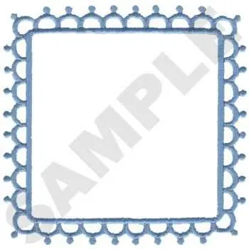 Limited Time Square Border Embroidery Design