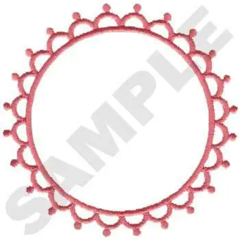 Instant Buy Circle Border Embroidery Design