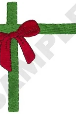 Bow Corner Embroidery Design Shop Now