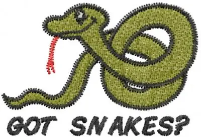 Modern GOT SNAKES? Embroidery Design