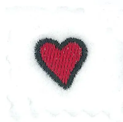 High Quality Hearts Font Heart Accent Embroidery Design