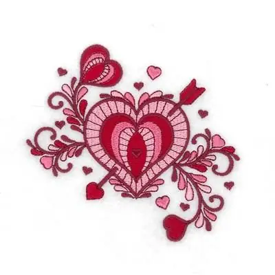 Jacobean Valentine Decoration Embroidery Design No Minimum Order